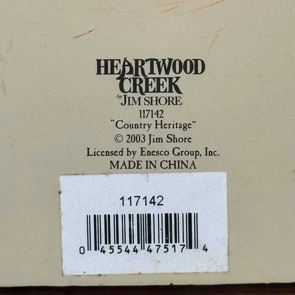 Jim Shore Heartwood Creek Country Heritage Pig Figurine 2003 Retired 117142